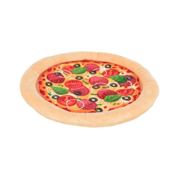 TRIXIE Pizza pluszowa szeleszcząca zabawka dla psa 26 cm