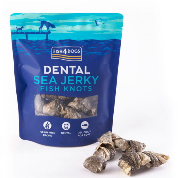 F4D Sea Jerky Fish Knots - przysmaki dentystyczne dla psa 100 g