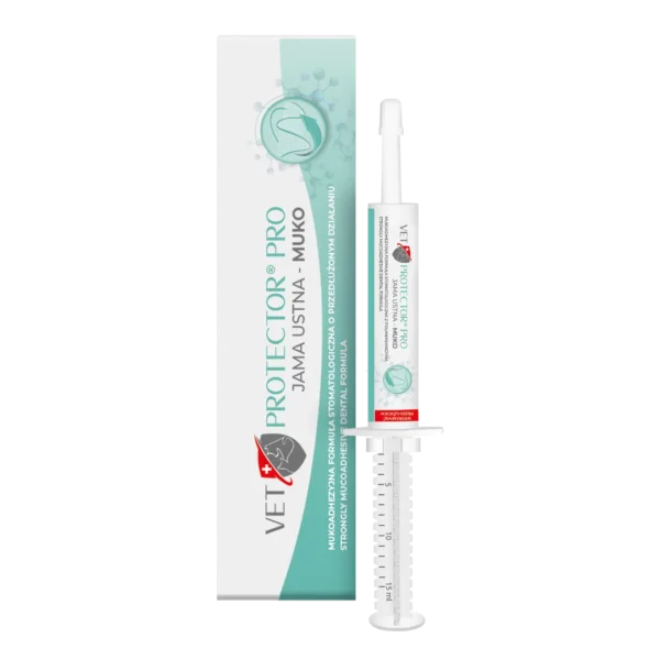 VET PROTECTOR® PRO JAMA USTNA MUKO 15 ml - ogranicza odkładanie się płytki nazębnej