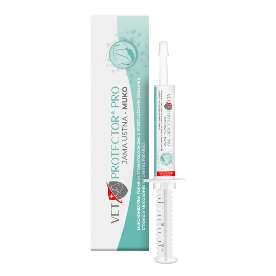 VET PROTECTOR® PRO JAMA USTNA MUKO 15 ml - ogranicza odkładanie się płytki nazębnej