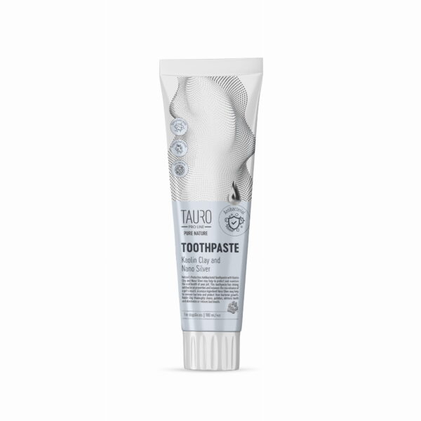 Tauro Pro Line Pure Nature Pasta do zębów z kaolinem i nanocząsteczkami srebra 100ml