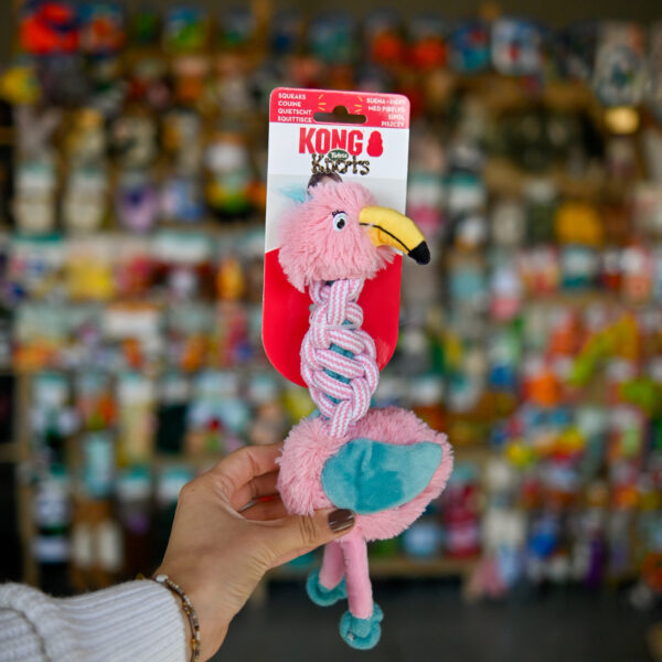 KONG® ZABAWKA DLA PSA KNOTS TWISTS zabawka z plecioną szyją ze sznura S/M