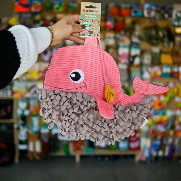 Flamingo Mata węchowa dla szczeniaka Wieloryb różowy