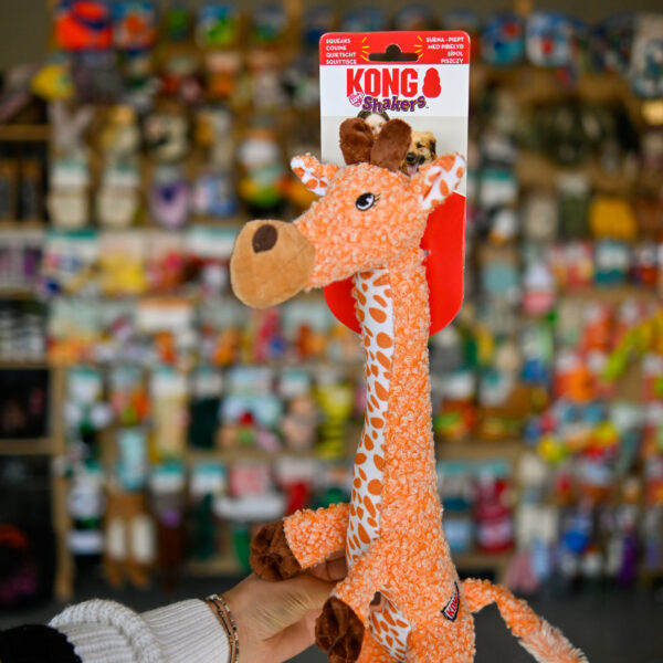 KONG® ZABAWKA DLA PSA SHAKER LUVS GIRAFFE