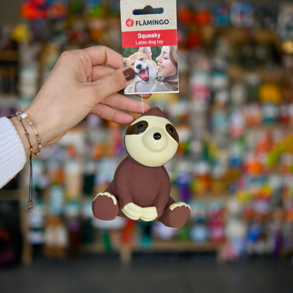 FLAMINGO ZABAWKA LATEKSOWA DLA PSA LENIWIEC