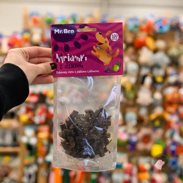 Mr. Bro Mniamki Przysmaki dla psa z Dzika 80g- Air Dried