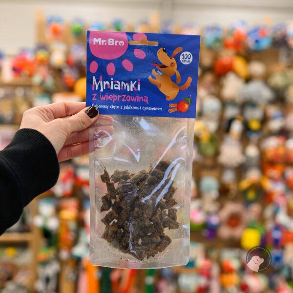 Mr. Bro Mniamki Przysmaki dla psa z Wieprzowiny 80g- Air Dried