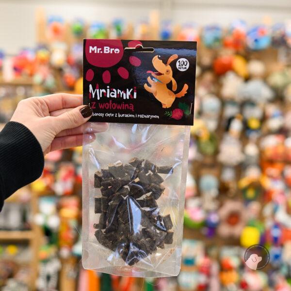 Mr. Bro Mniamki Przysmaki dla psa z Wołowiny 80g- Air Dried