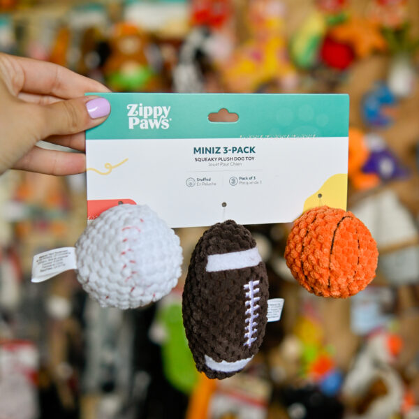 ZIPPYPAWS Miniz 3-pack –SportsBallz trzy różne piłki ZP1104