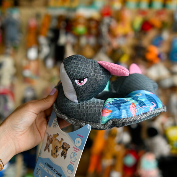 CoolPets Ring o' Sharky (Flamingo) Ring REKIN zabawka do wody dla psa