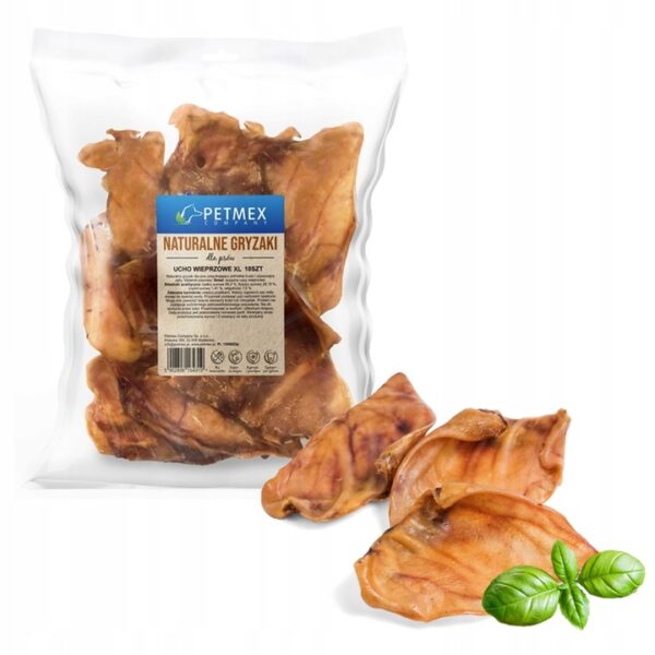 PETMEX ucho wieprzowe 10 sztuk premium xl