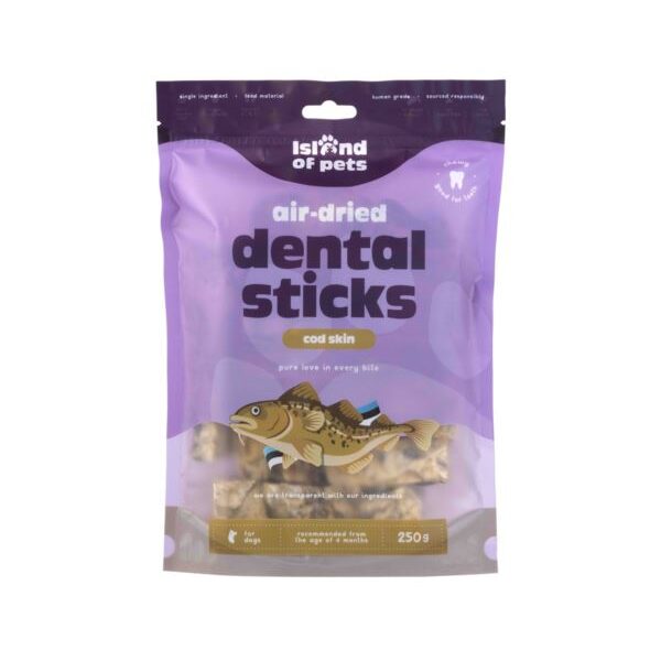 DENTAL STICKS COD SKIN - pałeczki ze skóry dorsza 250g