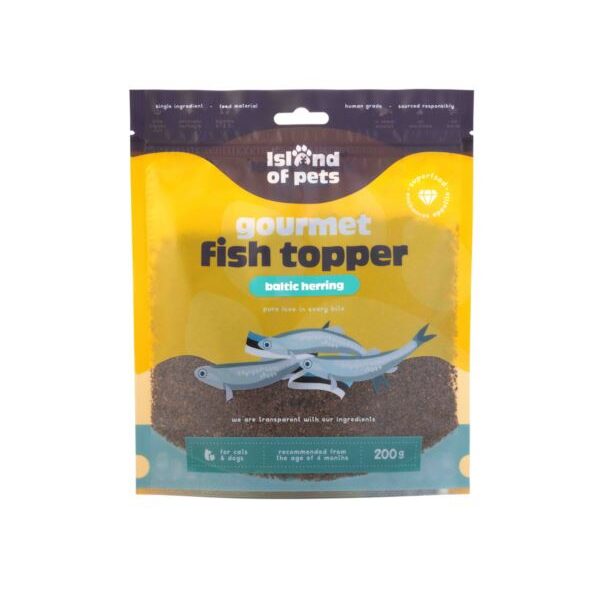 GOURMET FISH TOPPER - topper rybny śledź 200g