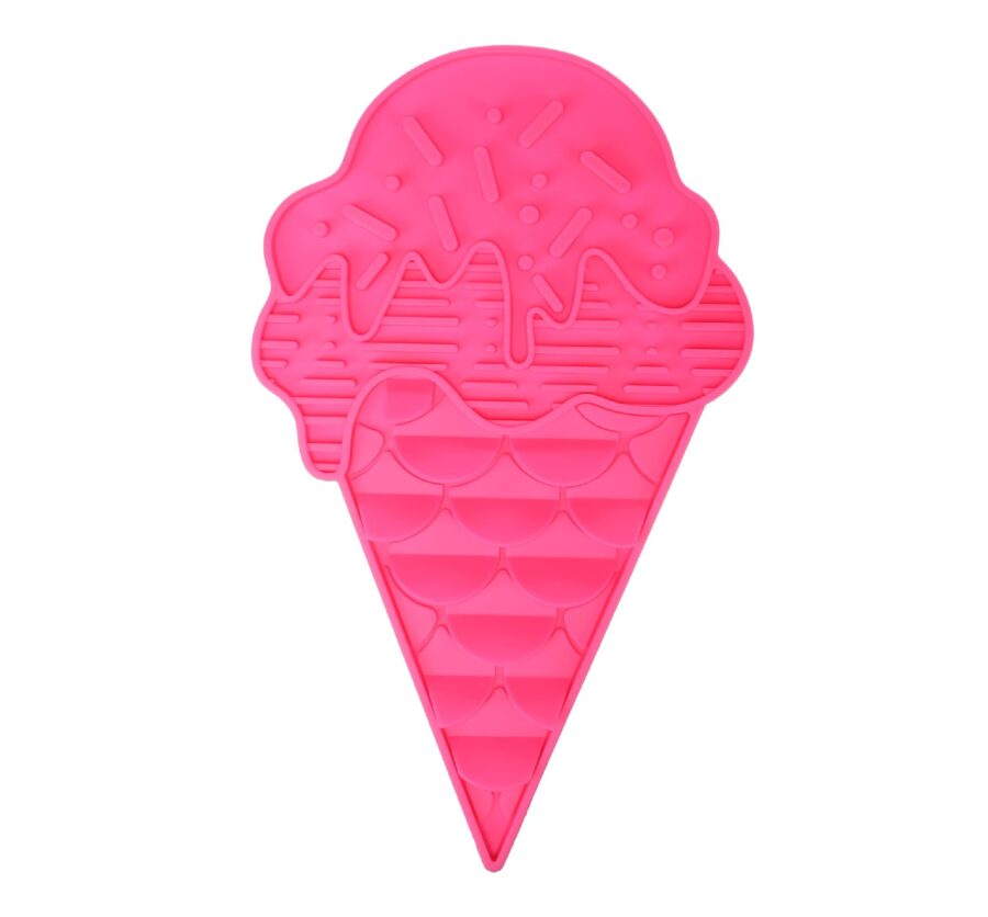 Flamingo Mata do lizania Lick Pad Bubu lody rożek różowy