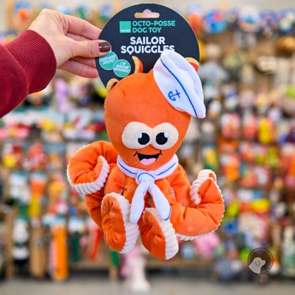 FUZZYARD Kapitan Squiggles - piszcząca zabawka dla psa
