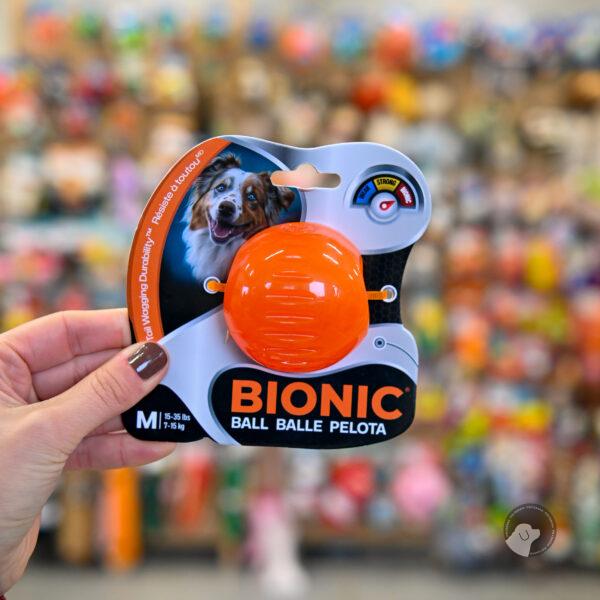 BIONIC Piłka do gryzienia dla psa, M, 6,7 cm