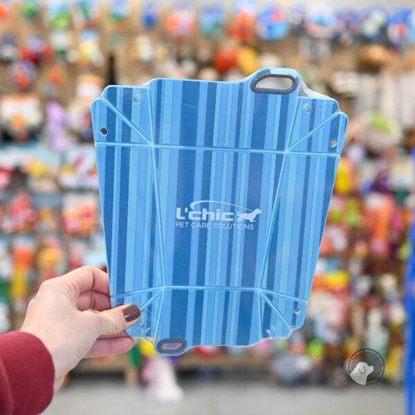 RECOVET Chop2Bowl skyblue - deska do krojenia kiełbasy treningowej i miska w jednym