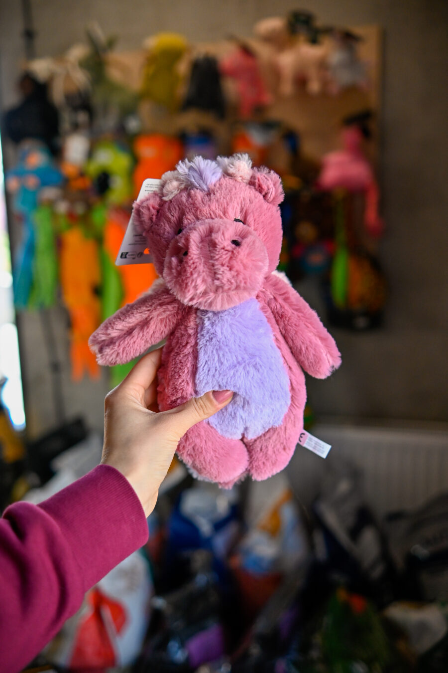 Trixie Smok zabawka dla psa pluszowa 27 cm z recyklingu z dźwiękiem