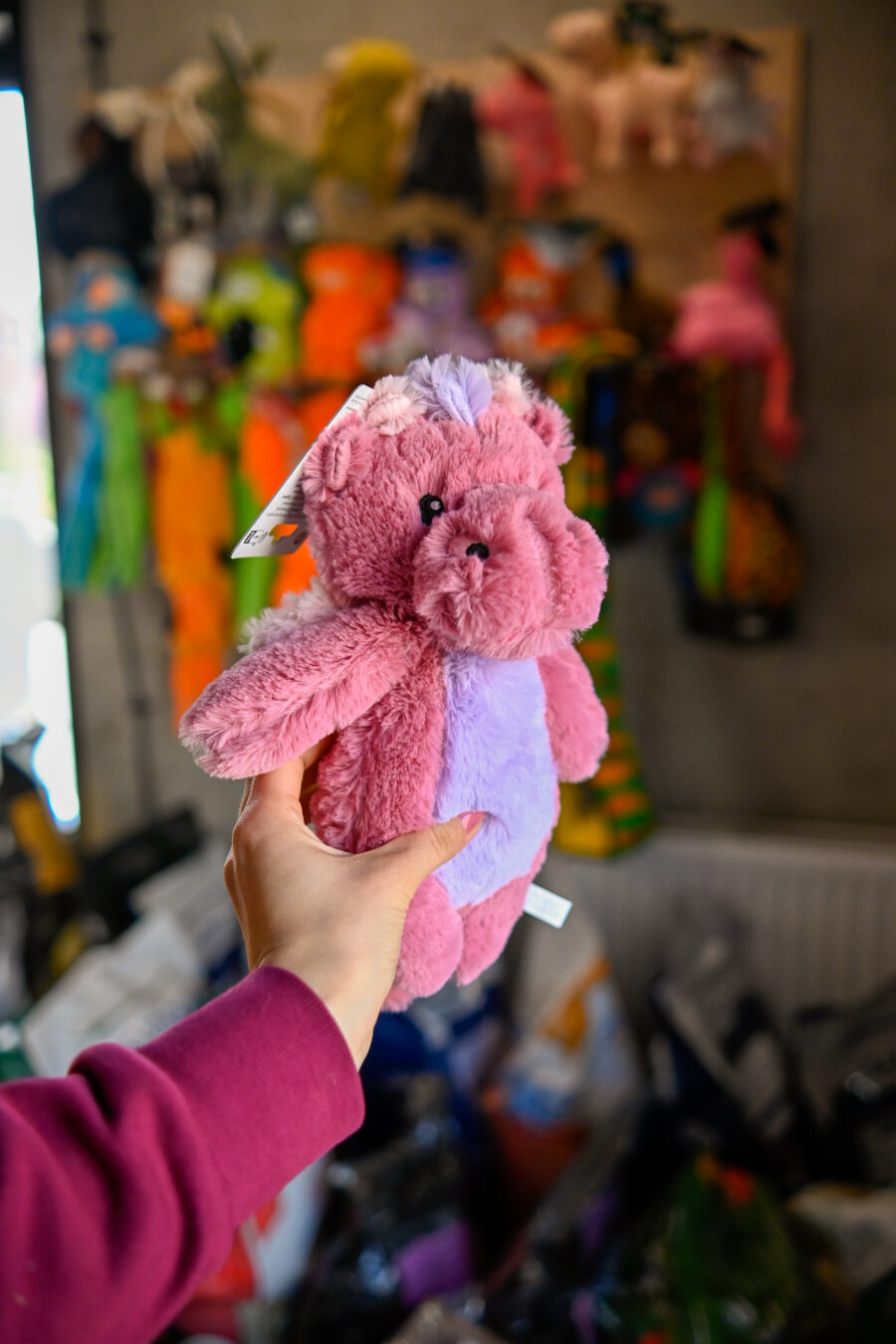 Trixie Smok zabawka dla psa pluszowa 27 cm z recyklingu z dźwiękiem