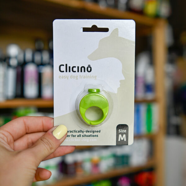 CLICINO clicker ring Lime Green - limonkowy kliker na palec S-XL