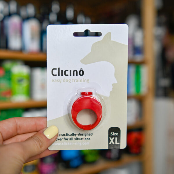 CLICINO clicker ring Poppy Red - czerwony kliker na palec S-XL