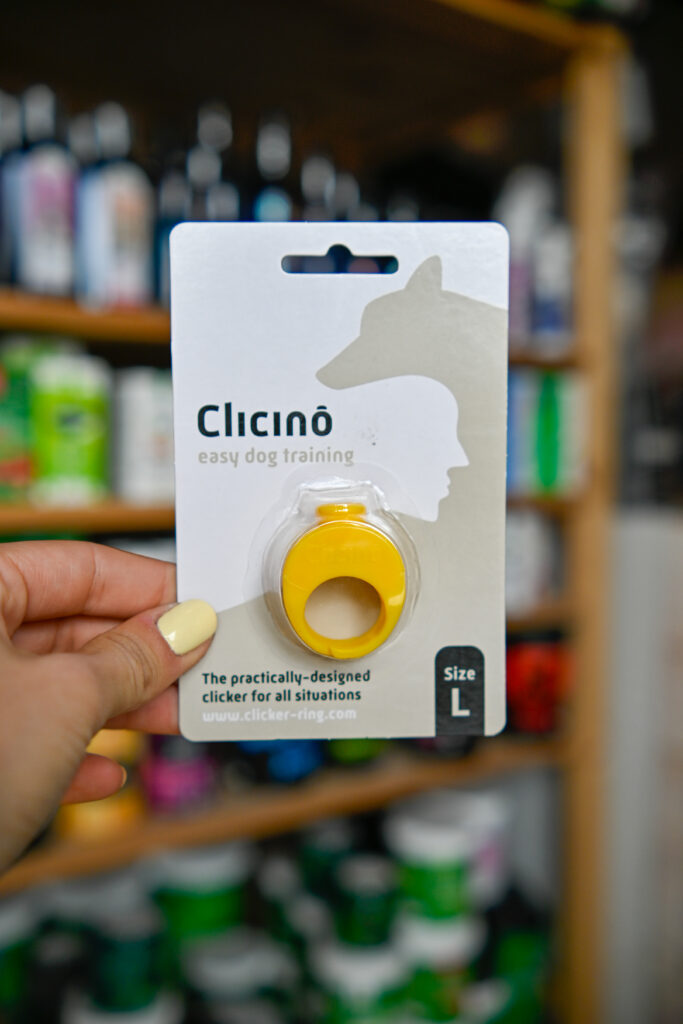 CLICINO clicker ring Sunny Yellow - żółty kliker na palec S-XL