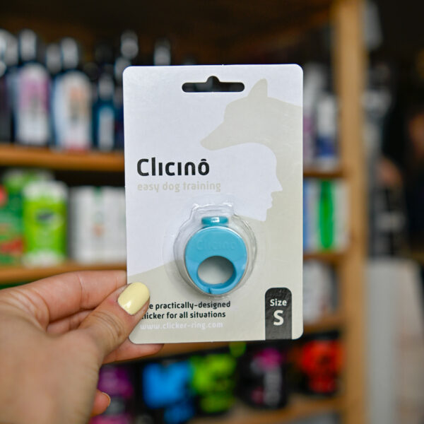 CLICINO clicker ring Caribbean - błekitny kliker na palec S-XL