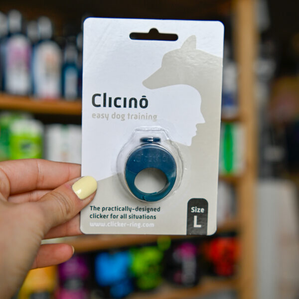 CLICINO clicker ring Sea Green - ciemny zielony kliker na palec S-XL