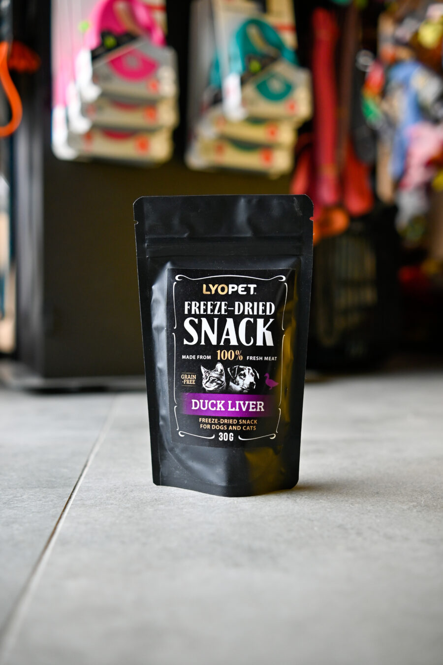Lyopet Freeze Dried Snack Duck Liver 30g - liofilizowana wątroba z kaczki