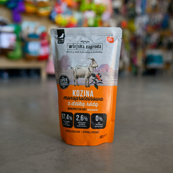 Karma mokra dla psa Wiejska Zagroda Monoproteinowa Kozina (dorosły) 500g