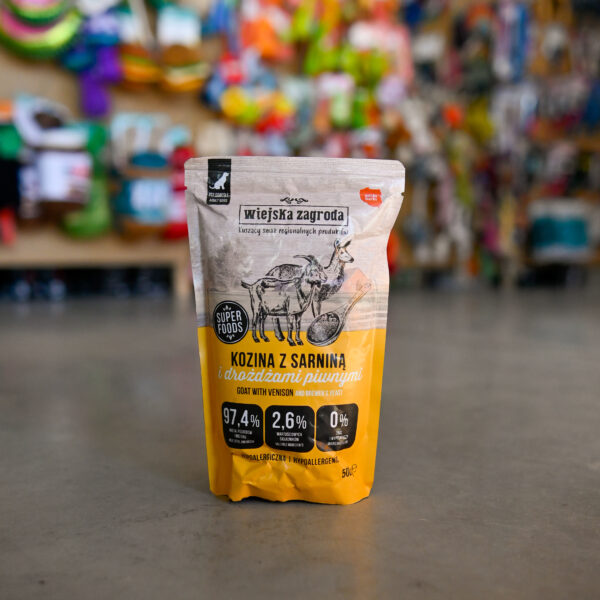Karma mokra dla psa Wiejska Zagroda Kozina z sarniną (dorosły) 500g
