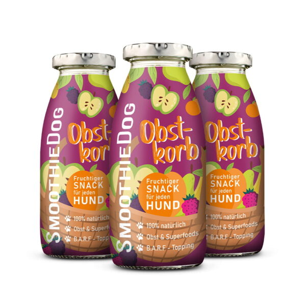 SMOOTHIEDOG SMOOTHIEDOG OBSTKORB - płynny smakołyk dla psa kosz owoców