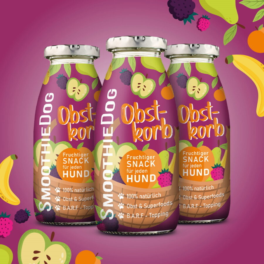 SMOOTHIEDOG SMOOTHIEDOG OBSTKORB - płynny smakołyk dla psa kosz owoców