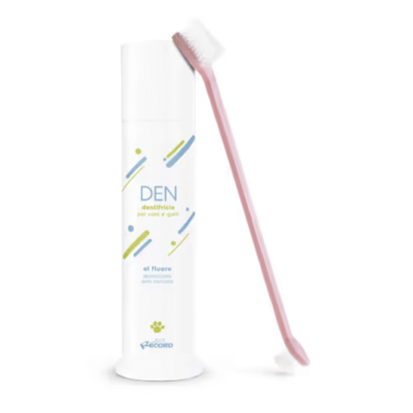 Record Dental Care Kit 100ml - szczoteczka i pasta do zębów, dla psa i kota