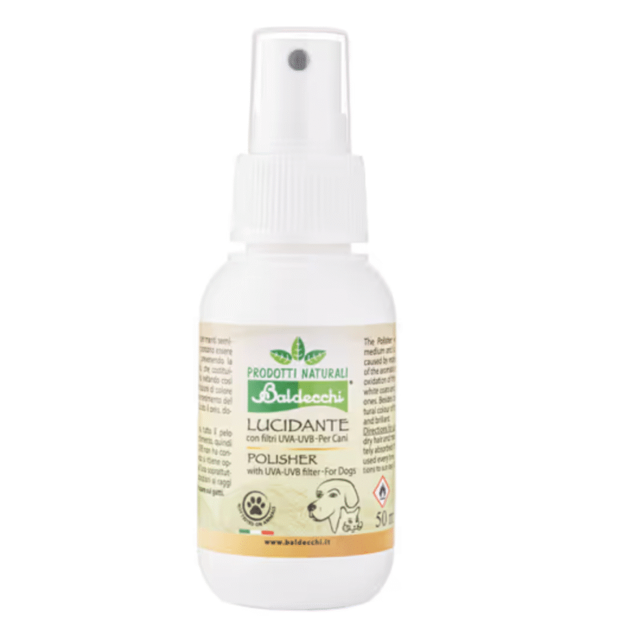 Baldecchi Polisher with UVA/UVB Filters - nabłyszczająca odżywka do sierści z filtrami UV - 50ml