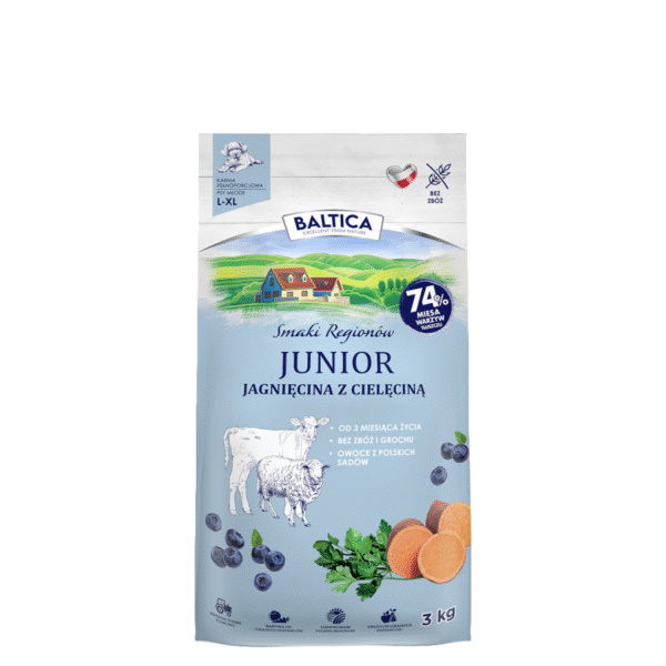 Baltica Junior Jagnięcina z cielęciną XL 3kg
