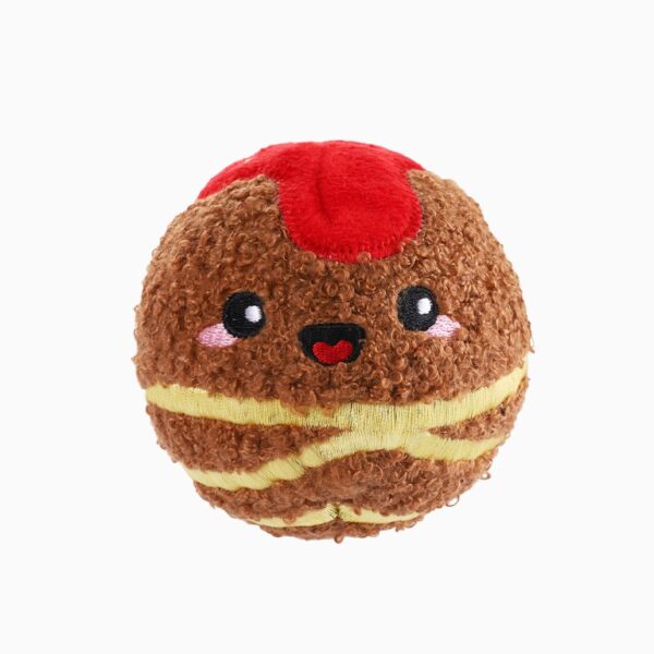 Hugsmart Food Party –Spaghetti Meatball pluszowa z kolczastą piłką w środku