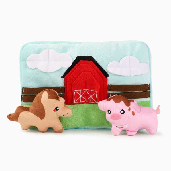 Hug Smart Farm Friendz – Barn Buddies węchowa zabawka stodoła