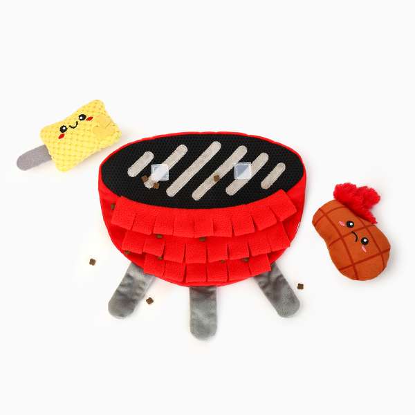 Hugsmart Food Party – BBQ Grill mata węchowa z odczepianymi przysmakami