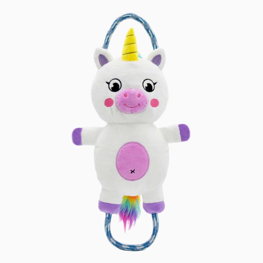 Hugsmart Fairytale Story – Unicorn jednorożec szarpak z linami
