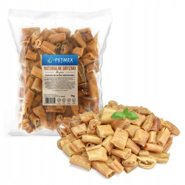 PETMEX twarde chrupki ze skóry wieprzowej - 1000 g