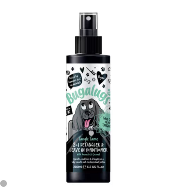 Bugalugs Tangle Tame 2in1 Leave In Conditioner 200ml - odżywka ułatwiająca rozczesywanie dla psa, zapach awokado i kokosa