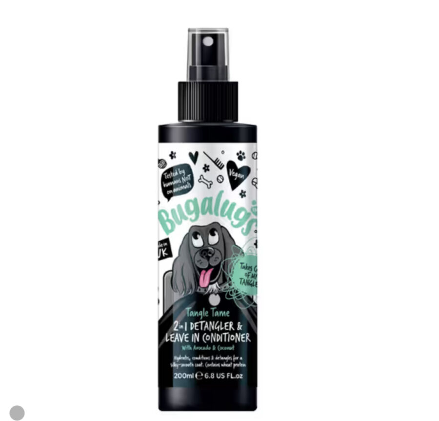 Bugalugs Tangle Tame 2in1 Leave In Conditioner 200ml - odżywka ułatwiająca rozczesywanie dla psa, zapach awokado i kokosa
