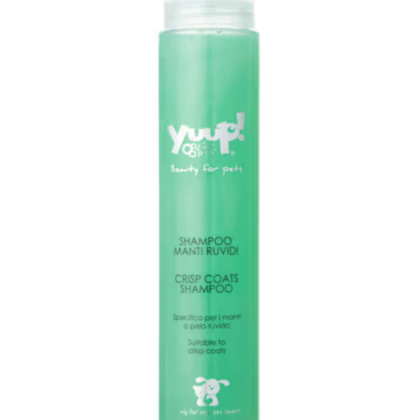 Yuup! Home Crisp Coat Shampoo 250ml - szampon dla ras z twardym i szorstkim włosem, dla psa i kota