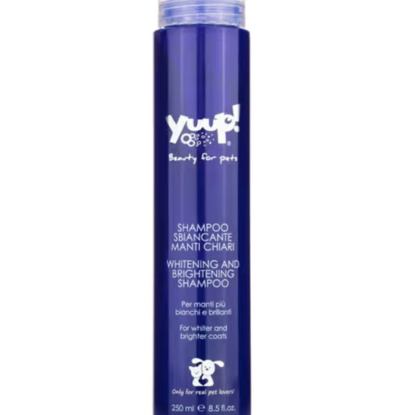Yuup! Home Whitening and Brightening Shampoo 250ml - rozjaśniający szampon dla białych psów, do białej i jasnej sierści
