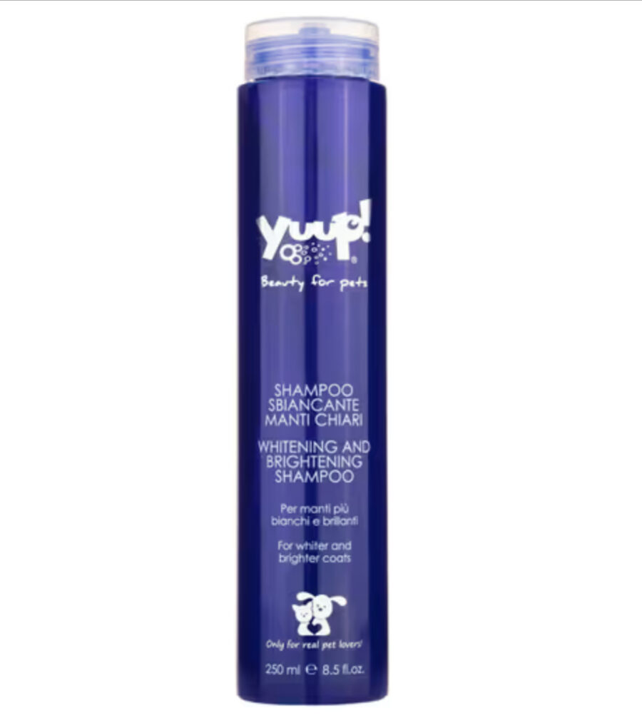 Yuup! Home Whitening and Brightening Shampoo 250ml - rozjaśniający szampon dla białych psów, do białej i jasnej sierści
