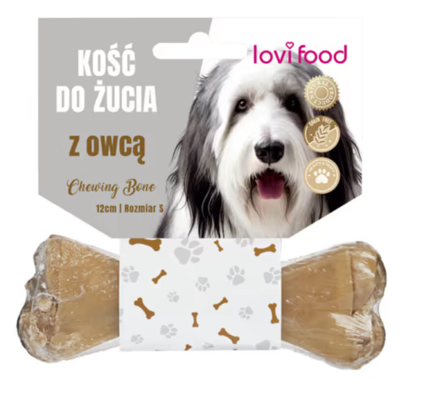 Lovi Food Chewing Bone with Lamb S - kość do żucia dla psa, z owcą
