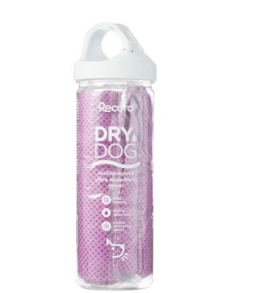 Record Dry Dog Towel 66x43cm Purple - ręcznik chłodzący dla psa i kota, fioletowy