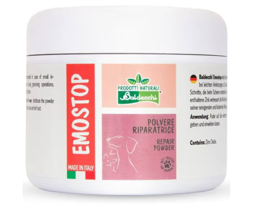 Baldecchi Emostop 50g - proszek do tamowania krwawienia dla psa i kota, z cynkiem