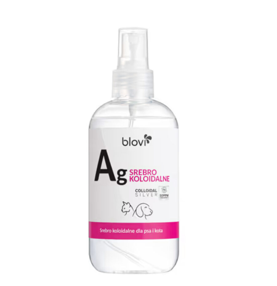 Blovi Colloidal Silver 250ml - koloidalne srebro dla psa i kota